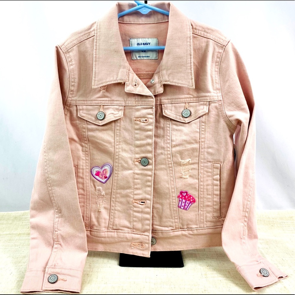 Nice new Jean jacket light pink